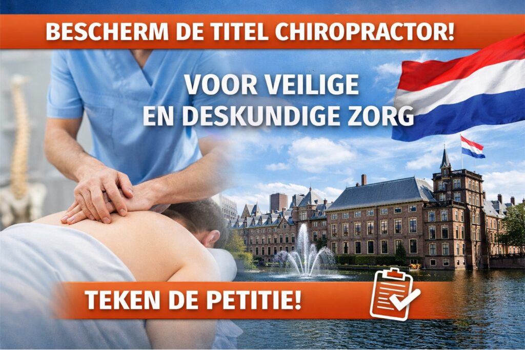 Kwaliteit verdient erkenning - teken de petitie 51 petitie 2 NCA chiropractoren