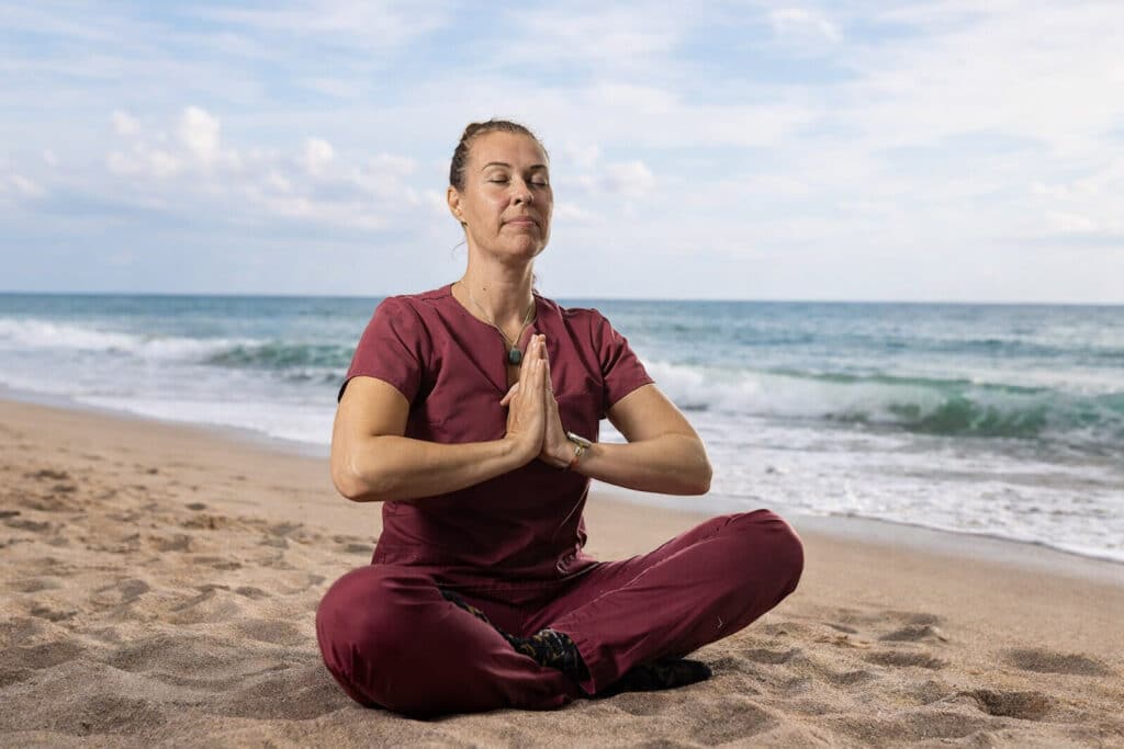 Afscheidsyoga Myrthe 51 myrthe strand 1